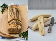 Theos Frühstücksglück: saftiges Bananenbrot mit Leinsamen, Chiasamen und Maisgrieß