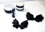 Bat Bows – Fledermaus Schleifen aus Lederresten