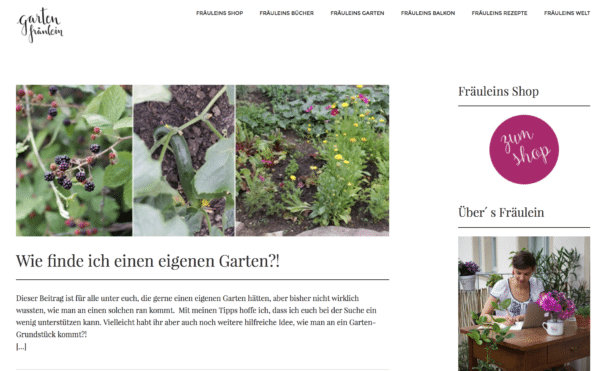 Garten Fräulein - Der Garten Blog