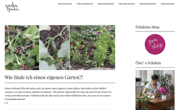 Garten Fräulein - Der Garten Blog