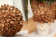 Dekokugel aus Bucheckern basteln