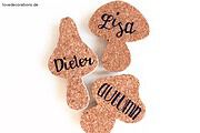 DIY Pilz Namensschilder