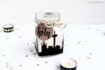 DIY Skyline Teelichtglas