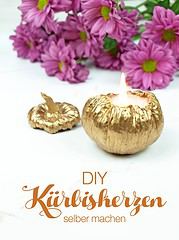 DIY Kürbiskerzen basteln