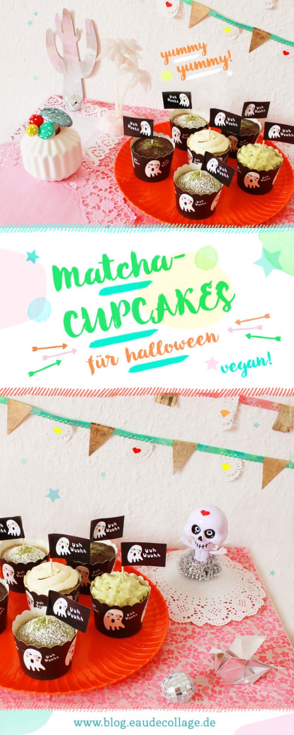 VEGANE MATCHA-CUPCAKES FÜR HALLOWEEN