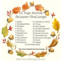21 Tage Herbst-Skizzen-Challenge