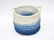 Upcycling Korb im Ombre Look