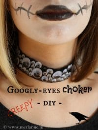 Augen-Blick mal! Googly-eyes Halsband für Halloween