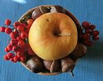 Einfache schnelle Herbstdekoration