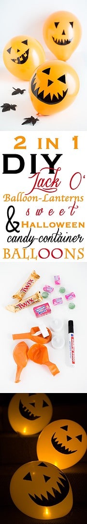 2 in 1 DIY: Hallowwen-Laternen und Candycontainer