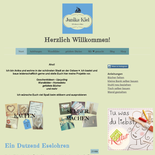 Start – Junika-Kiel ♥ DIY und Meer