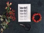 Herbstkranz aus Hagebutte und Eukalyptus (plus Freebie)