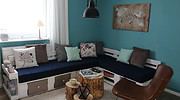 Sofa aus Europaletten mit vielen Extras!!