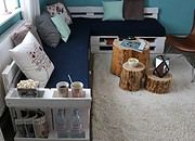 Sofa aus Europaletten mit vielen Extras!!