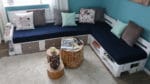 Sofa aus Europaletten mit vielen Extras!!