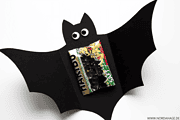 DIY // Fledermauskarte / Halloween Bat Treat Card