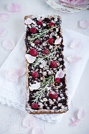 „Fruchtige Himbeer-Nuss-Tarte nach Linzer Art!“