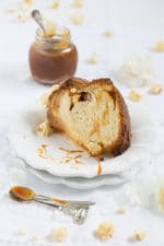 „Ingwer-Popcorn-Kuchen mit Salzkaramellfüllung!“