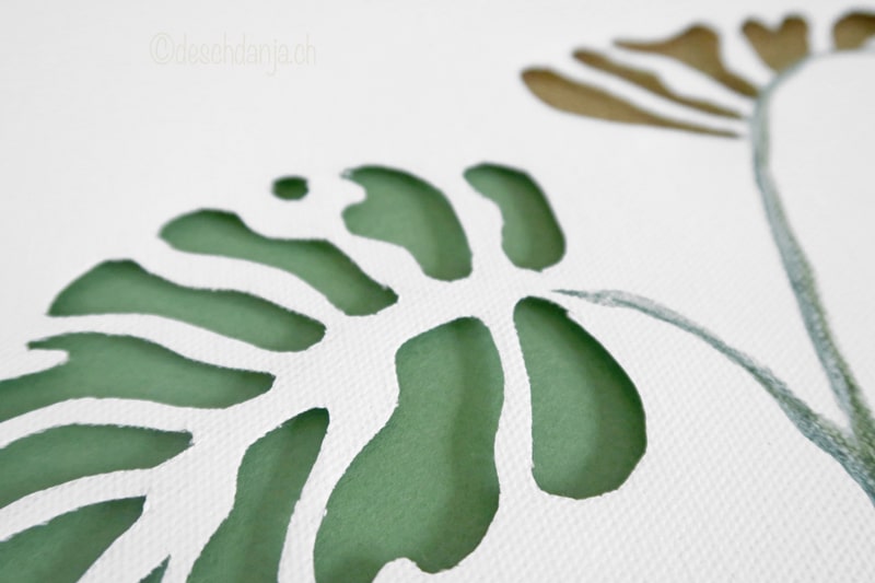 Keilrahmen Bild mit Cutouts