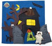 Teddy und das Gruselhaus – Quiet book – Spielbuch