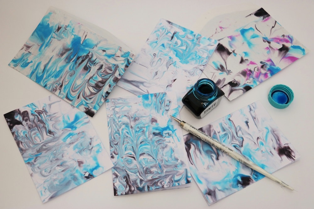 Pinspiration: Papier marmorieren