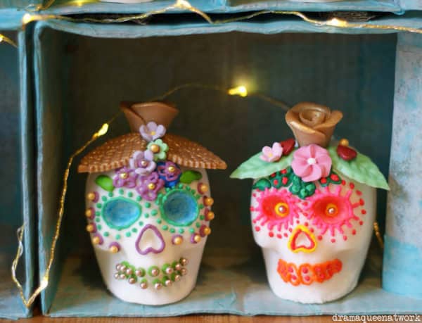 Sugar Skulls für den Dia de los Muertos