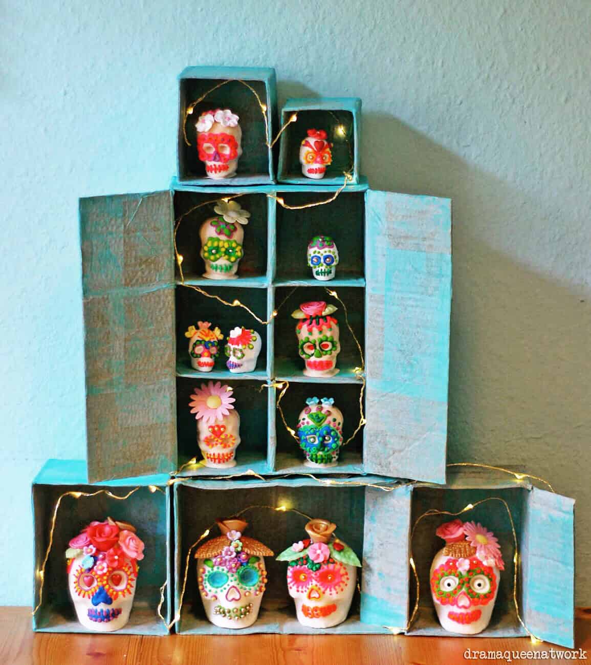 Sugar Skulls für den Dia de los Muertos