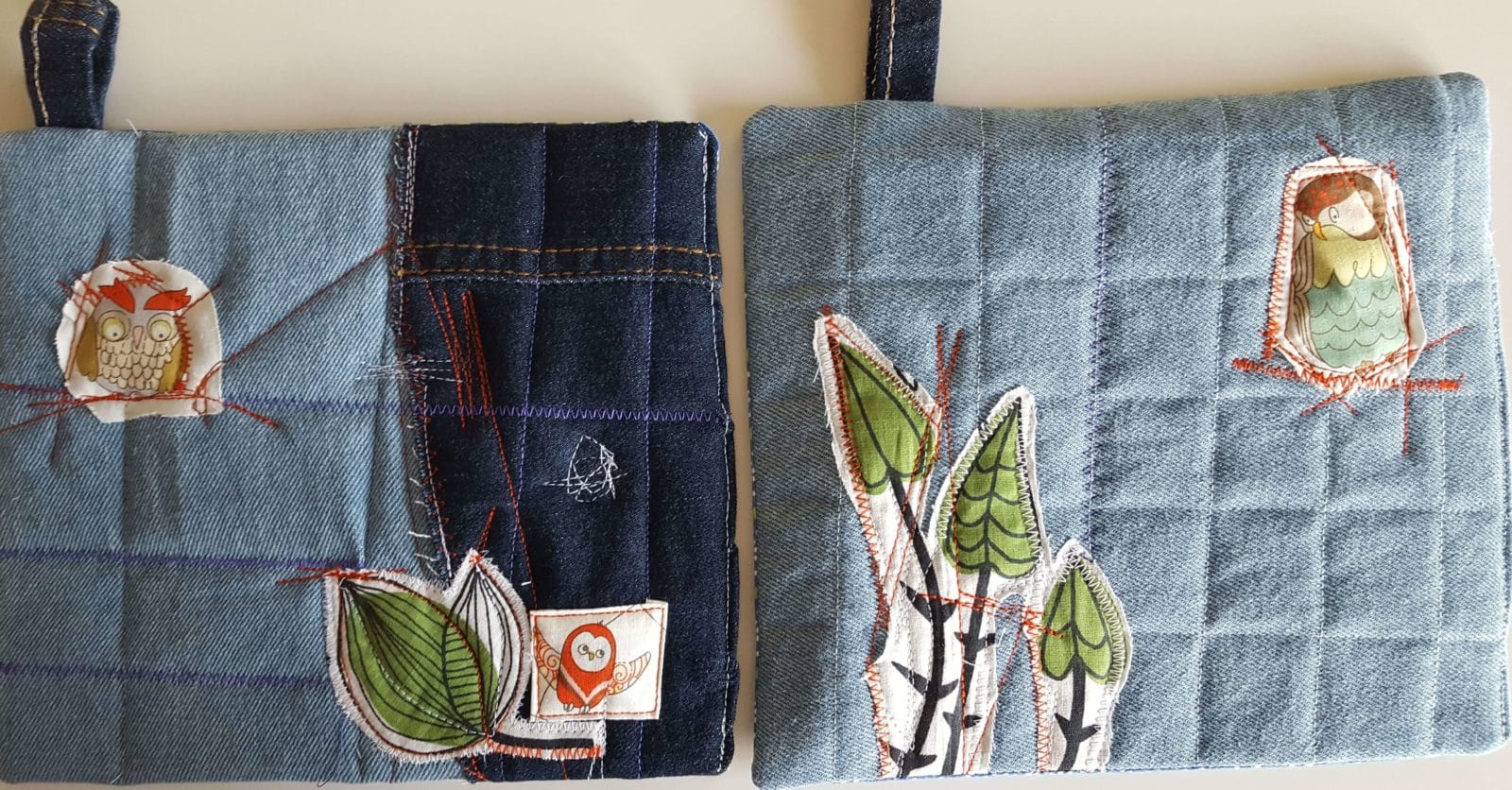 Topflappen aus Jeansresten