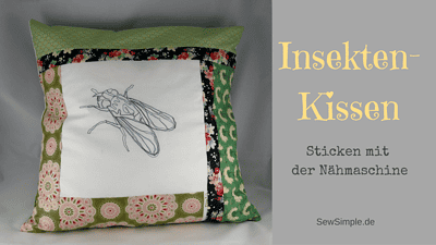 Anleitung: Sticken mit der Nähmaschine