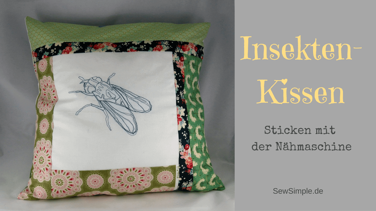 Anleitung: Sticken mit der Nähmaschine