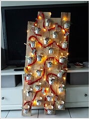Adventskalender aus Espressobechern
