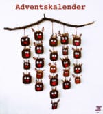 Rentier Adventskalender (Upcycling)