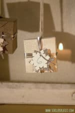 Fensterladen upcycling für den Adventskalender