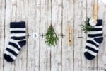 Adventskalender aus Babysocken