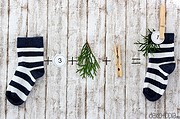 Adventskalender aus Babysocken