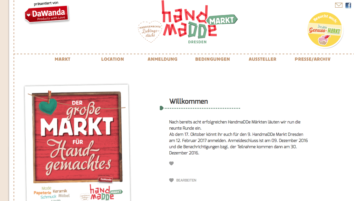 HandmaDDe Markt Dresden