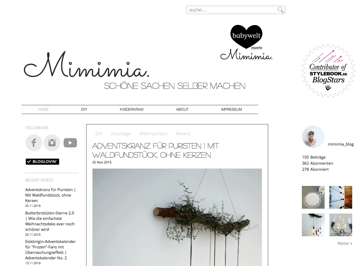 Mimimia | Schöne Sachen selber machen