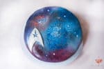 Dark Velvet Galaxy Cake à la Star Trek … Resistance is futile – Mohntage