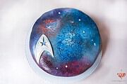 Dark Velvet Galaxy Cake à la Star Trek … Resistance is futile – Mohntage