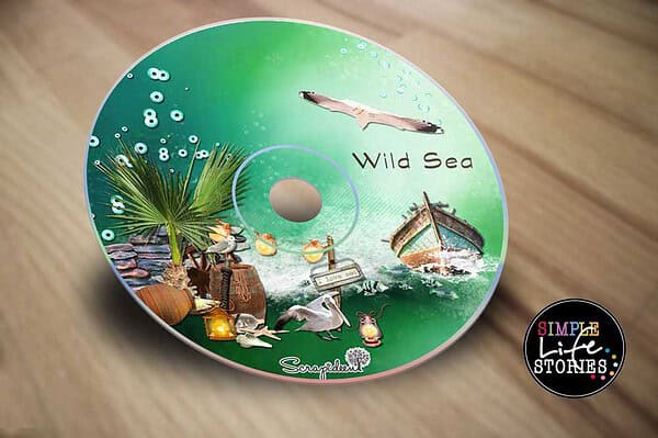 Digital Scrapbooking Wild Sea DVD
