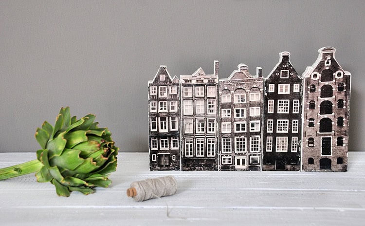 DIY Amsterdam Holzhäuser
