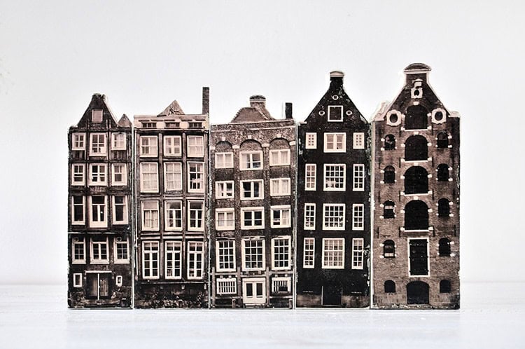 DIY Amsterdam Holzhäuser