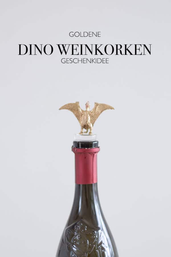 DIY Geschenkidee Dinokorken