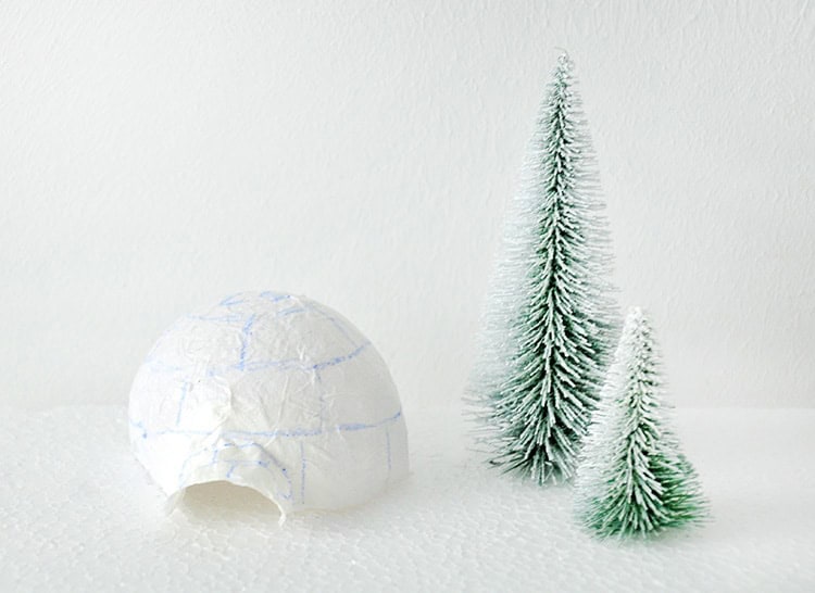 DIY Iglu Eishotel Adventskalender (mit Beleuchtung und Sternenhimmel ;-))