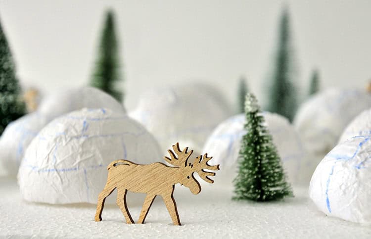DIY Iglu Eishotel Adventskalender (mit Beleuchtung und Sternenhimmel ;-))