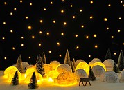 DIY Iglu Eishotel Adventskalender (mit Beleuchtung und Sternenhimmel ;-))