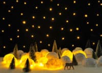 DIY Iglu Eishotel Adventskalender (mit Beleuchtung und Sternenhimmel ;-))
