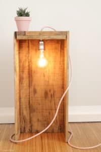 DIY Lampe mit Textilkabel