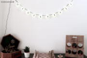 DIY Lichterkette mit Handlettering