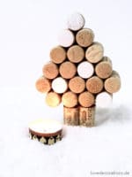 DIY Tannenbaum aus Weinkorken